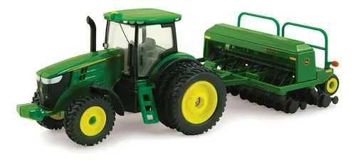 Tractor Coleccion Taladro De Grano John Deere Ertl 7215r Ori