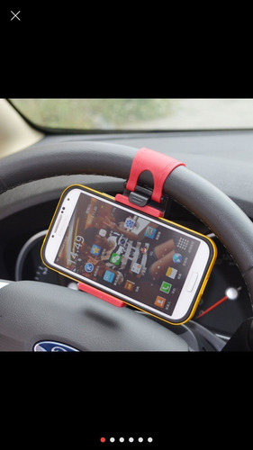 Car Steering Wheel Phone Soporte Clip Multi Functional 6