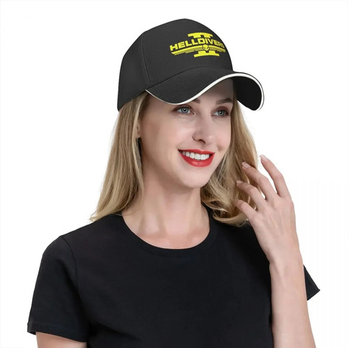 Gorra De Béisbol Ajustable Con Estampado Helldivers 2