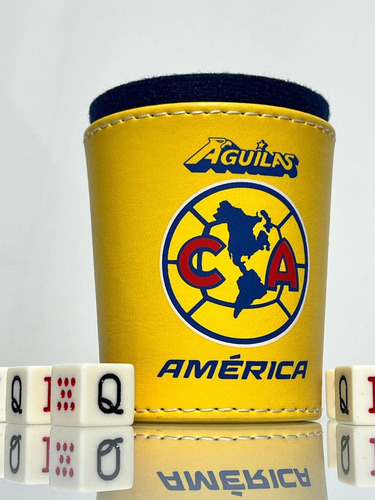 Cubilete America Con 5 Dados De Poker