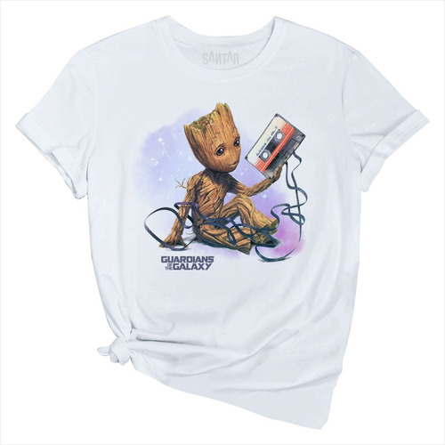 Guardianes De La Galaxia Vol 3 Groot Rocket Playera Mujer