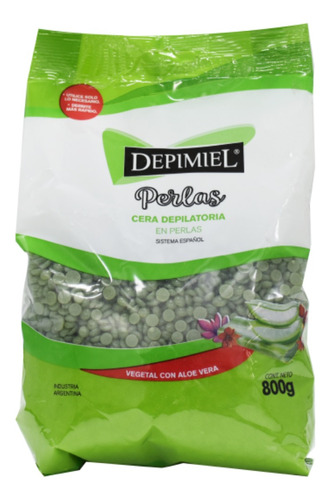 Cera En Perlas Depimiel 800gr Natural,vegetal,negra