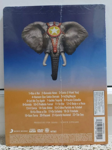 Dvd Skank Os Três Primeiros Ao Vivo Circo Voador Lacrado :)
