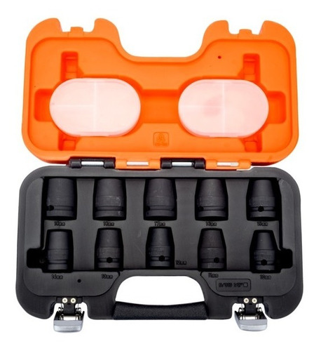 Set Tubos Bahco Boca Llaves De Impacto Cortos 10 Piezas