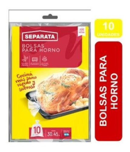 Bolsa Separata Horno 10 Unidades