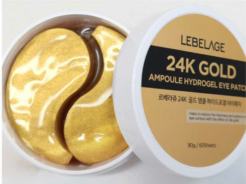 Parches Para Ojos Coreana De Hidrogel Con Oro 24k 90g (1pz)