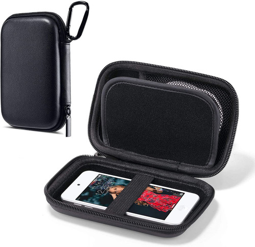 Estuche Negro Duro Para iPod / Reproductor Mp3