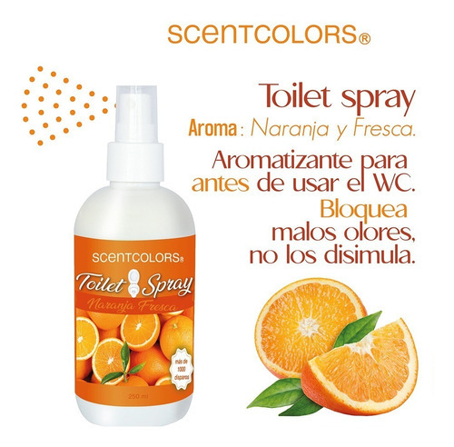 Scent Colors - Spray Para Antes De Ir Al Baño - 250 Ml