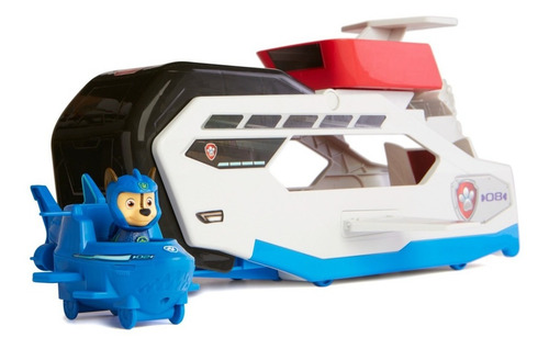 Paw Patrol Ballena Patroller Con Chase Lanzador De Vehiculos