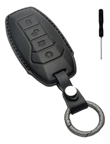 Auto Key Fob Cubierta Protectora A Prueba De Estilo A Negro