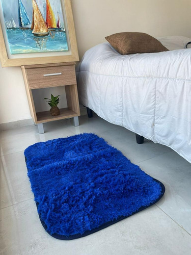 90x50 Cm Alfombras Nórdicas Pelo Largo Costado De Cama