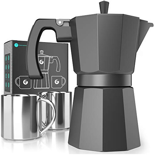 Moka Pot, Cafetera Exprés Estufa, Incluye 2 Cafeteras ...