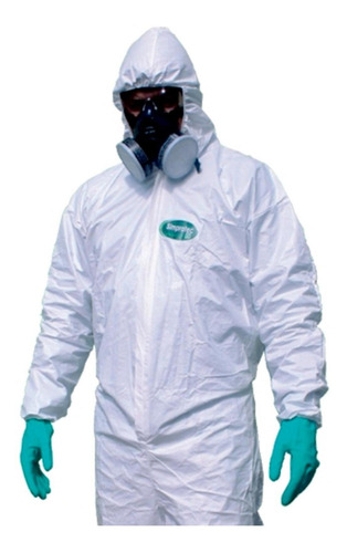 Macacão De Proteção Quimica Branco Super Safety M Ca: 26878