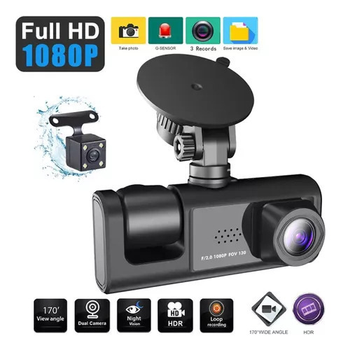 Cámara Dvr For Coche, Sonido Interno De Grabación Inversa