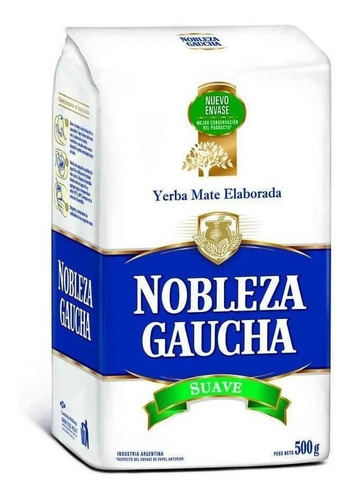 Yerba Nobleza Gaucha Suave 500 Grs X 6 Unidades