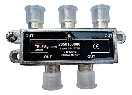 Divisor Sinal 4 Pontos De Tv Na Mesma Antena Telesystem 