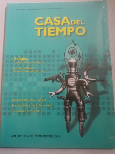 Revista Casa Del Tiempo Uam Abril 2012 Nueva Sellada