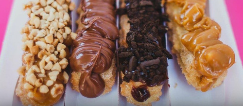 Imagem 5 de 5 de Lindo Carrinho De Churros Gourmet Masseira 4 Doceiras