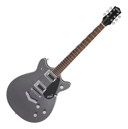 Guitarra Gretsch G5222 Electromatic Double Cutjet  Vstoptail Color London Grey Material Del Diapasón Caoba Orientación De La Mano Diestro