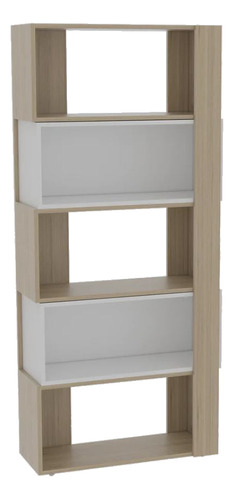 Biblioteca Tu Home Cubo Beijing color rovere 161.5cm x 70.2cm x 28.6cm con 5 estantes