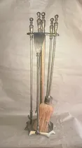 Comprar Vint_retro  Utensilios Antiguos Chimenea Bronce