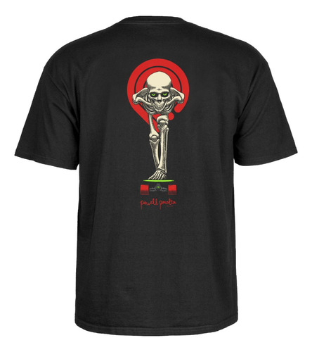 Polera Skate Powell Peralta Tucking Skeleton Blk | Laminates