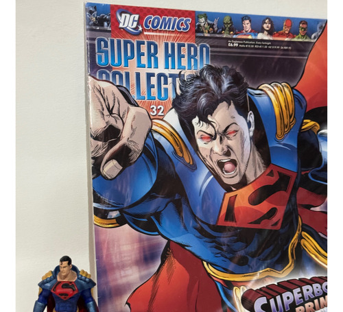 Eaglemoss Figura Muñeco Plomo Dc Superboy Prime #32