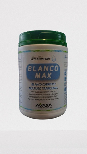 Blanco Max Blanco Directo Al Agua X 1 Kg Serigrafia Shablon