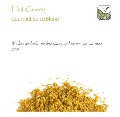 Curry Picante En Polvo Indio Orgánico - Curry Amarillo En Po