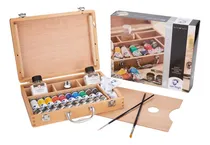Comprar Pintura al óleo Van Gogh Maletin Madera 18pz de 40mL pack 18u - 10 colores