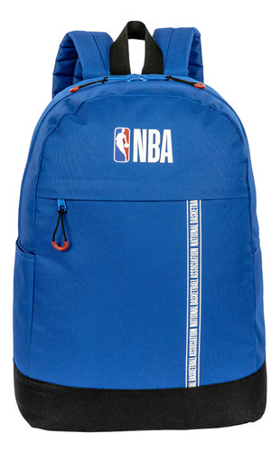 Mochila Costas Juvenil Nba Basquete Azul Sestini