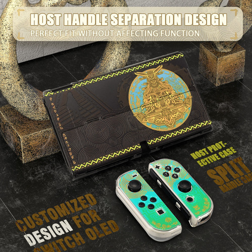 Práctico Kit De Funda Zelda For Nintendo Switch Oled Con