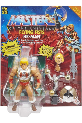 Masters Of The Universe Origins Flying Fist He-man Deluxe