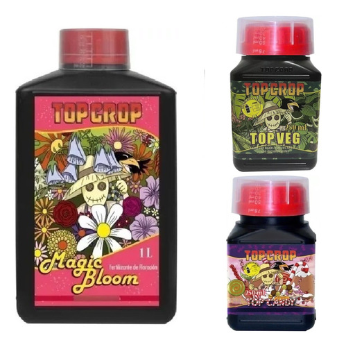 Tripack Top Veg Top Candy Top Bloom / Crecimiento Floración