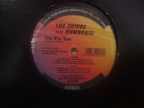 Vinilo Los Chicos Feat Humberto Tic Tic Tac Mov Latino E1