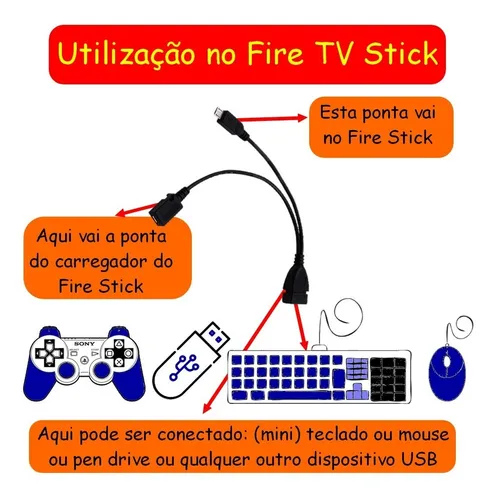Teclado para fire stick new arrivals