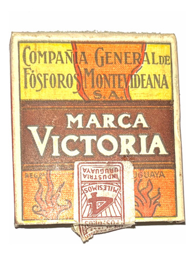 Caja Fósforos Marca Victoria D Colección + 100 Años. Leer