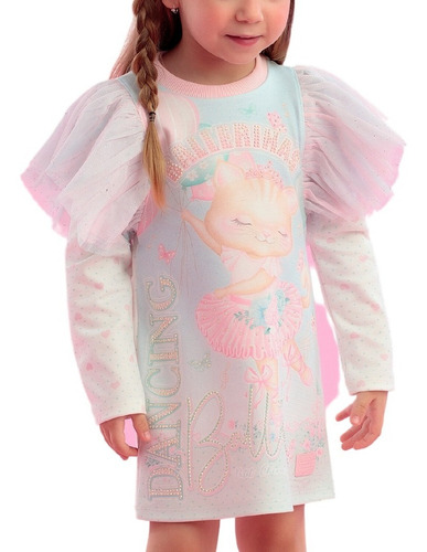 Vestido Infantil Petit Cherie Patisserie 22136 B.e