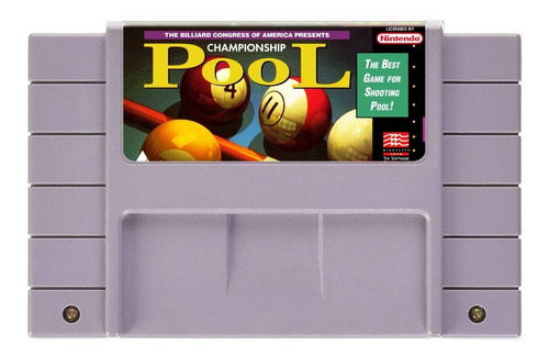 Juego Champonship Pool Super Nintendo (repro) Nuevo Snes