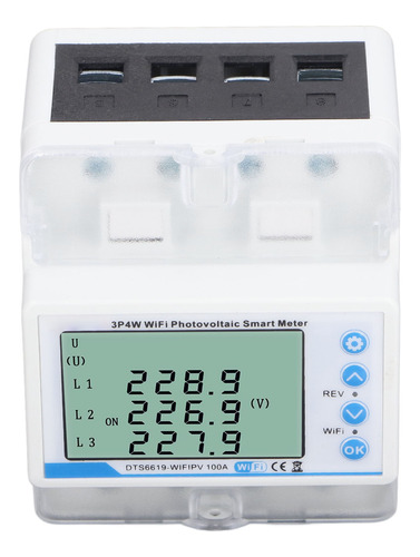 Medidor Inteligente Fotovoltaico Wifi Para Tuya 3p 4w Bidire
