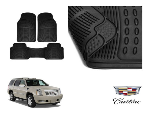 Kit Tapetes 3 Filas Cadillac Escalade 2007 A 2014 Rb Origina