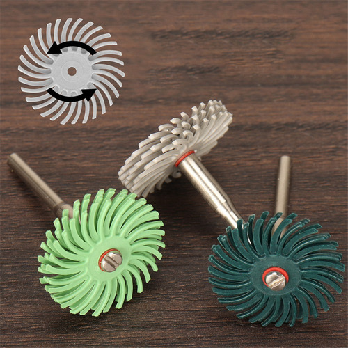 Kit De Discos Con Cerdas Radiales, 76 Piezas, Cepillo Abrasi