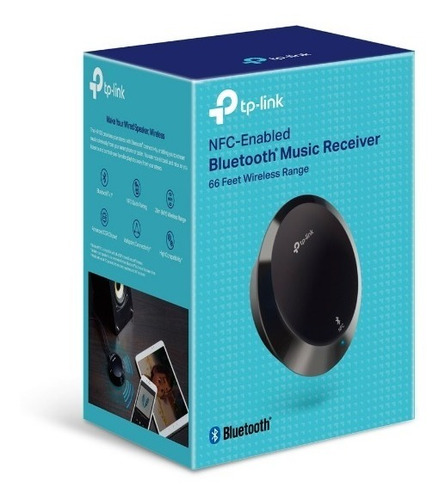 Receptor De Música Con Bluetooth, Nfc Tp-link Ha100 8 Eq.