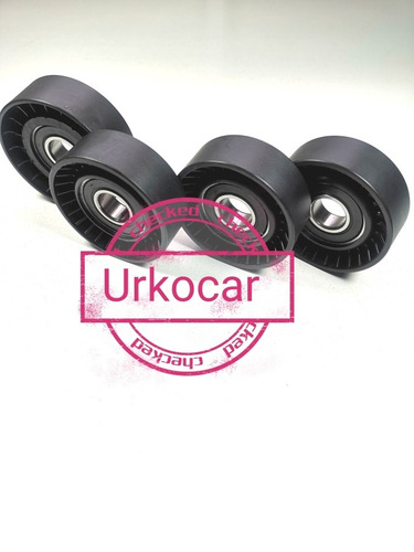 Imagen 2 de 4 de Kit Poleas Poly V Vw Vento 2.5 Equipadas Con Rodamiento Skf
