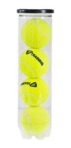 Imagem 1 de 1 de 1 Tubo De Bolas Tênis Tecnifibre Training - Tubo C/4 Bolas