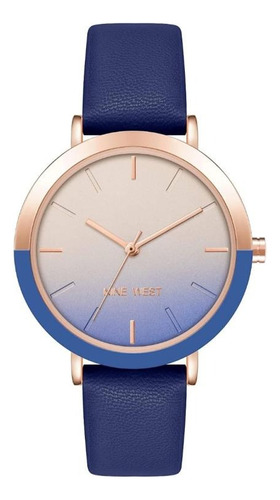 Reloj Nine West Azul Mod. Nw/2346rgbl