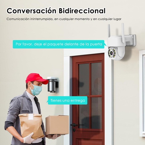 Cámara Seguridad Ip Nanwei C22 Domo Wi-fi 4mp Ptz Nocturna