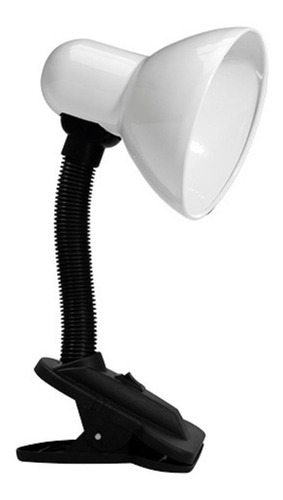 Luminária De Mesa Abajur Para Quarto Flex E27 Taschibra Cor da estrutura Branco Nuvem 110V/220V