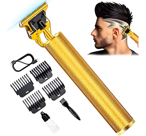 Rasuradora Vintage Maquina Afeitar Cortar Cabello Trimmer Color Oro Luxe