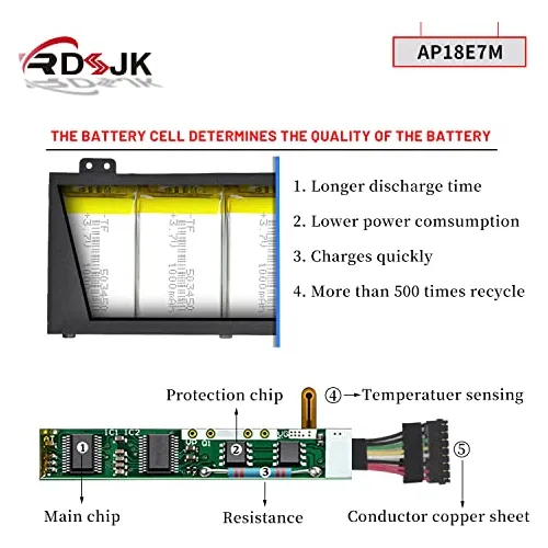 Batería De Portátil Ap18e7m Ap18e8m Acer Nitro 5 An51...